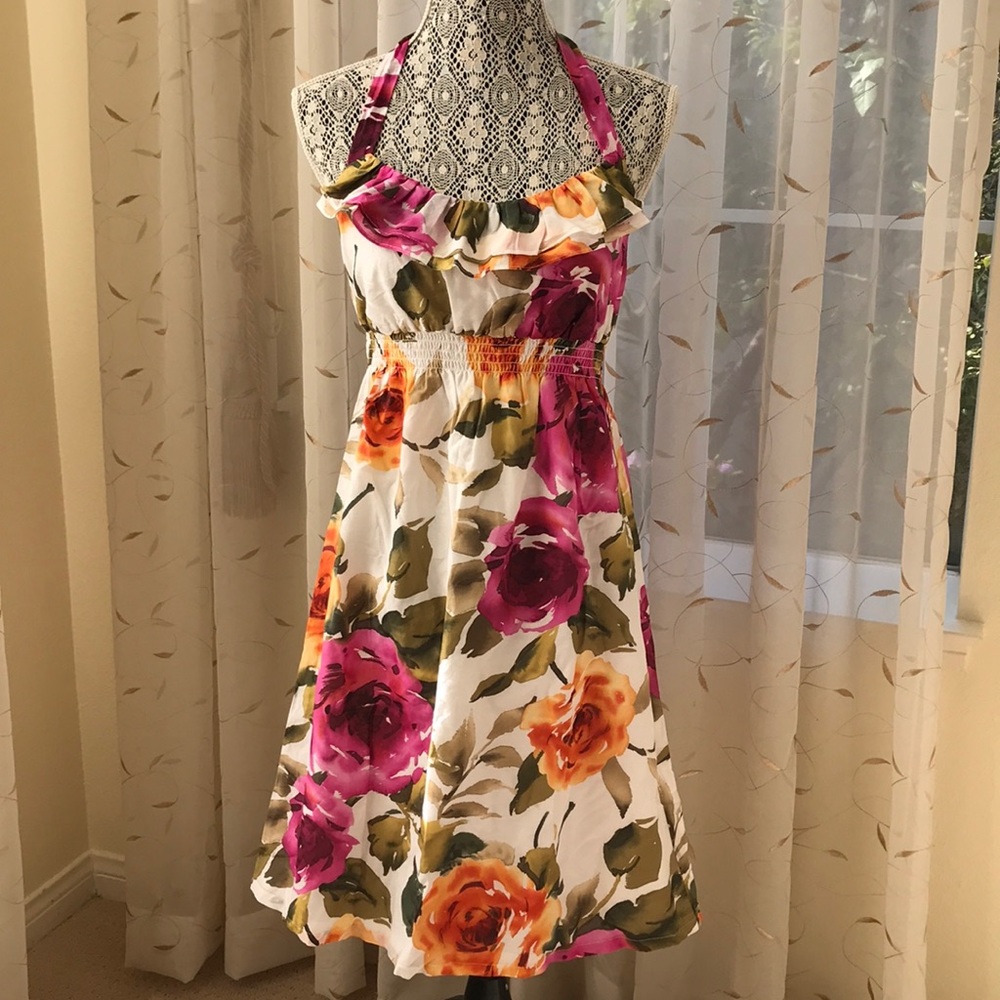 Tommy Bahama “Antique Roses” Cotton&SilkSundress